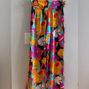 NWOT Trina TurkFloral Women's Lounge/Swim Pants Cover Ups